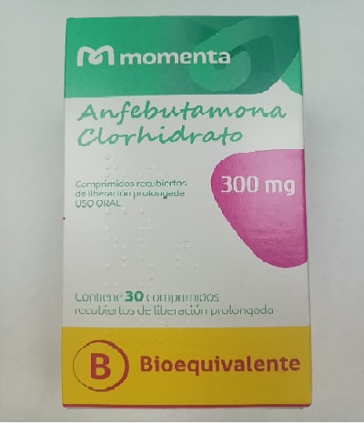 Anfebutamona Clorhidrato  300mg 30 Comp. Rec. Lab Momenta